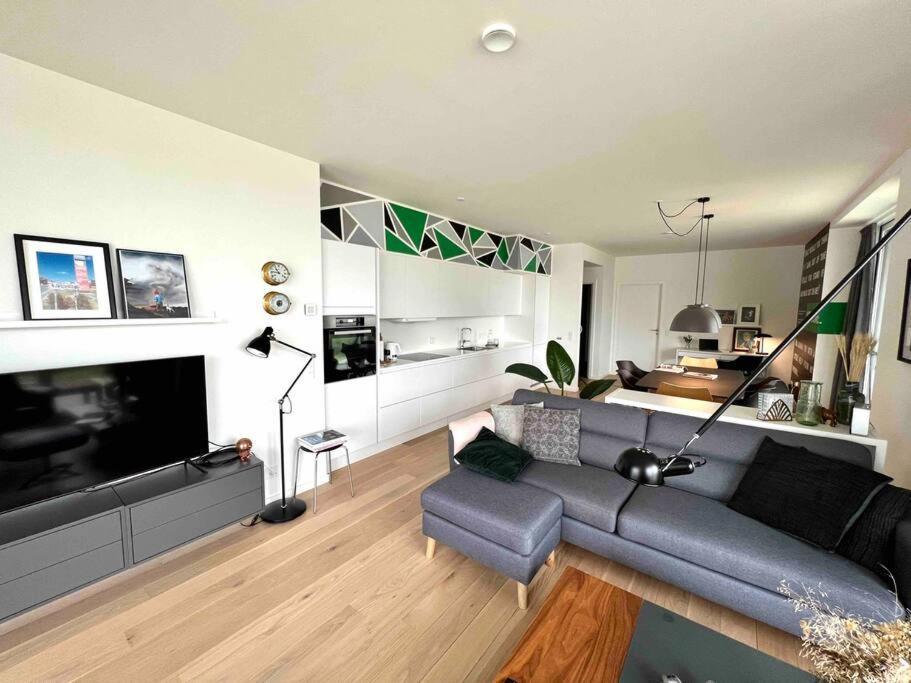 Апартаменты Bo Med Stil Og Udsigt Til Aarhus Lystbadehavn Экстерьер фото