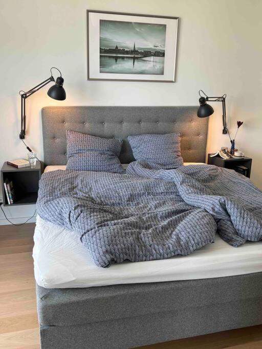 Апартаменты Bo Med Stil Og Udsigt Til Aarhus Lystbadehavn Экстерьер фото